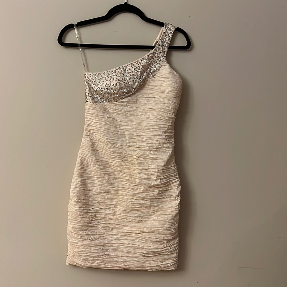 One shoulder dress. Worn once.